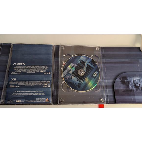 X-Men Collection Feature 4-DVD Set 2003 Marvel Hugh Jackman X2 Extras Movie - Picture 6 of 8